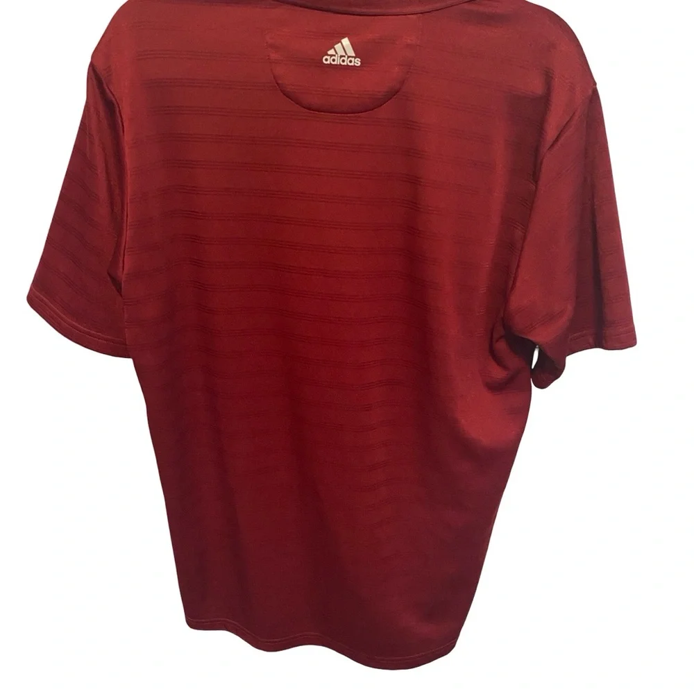 Adidas Men's Polo Shirt in Rich Burgundy size Medium